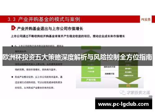 欧洲杯投资五大策略深度解析与风险控制全方位指南