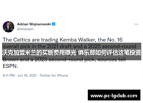 沃克加盟米兰的买断费用曝光 俱乐部如何评估这笔投资 沃克加盟米兰的买断费用曝光 俱乐部如何评估这笔投资